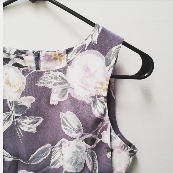 All That Jazz Dresses & Skirts - Casual Purple Floral Dress